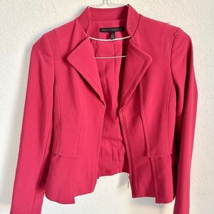 Pink short blazer from White House Black Market